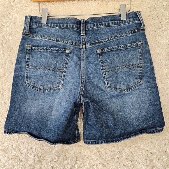 Lucky Brand Roll-Up Jean Shorts Women 6 Blue Denim Casual Cuffed Summer Jorts - Picture 4 of 15